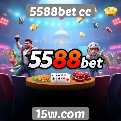 Variedade de jogos disponíveis no site 5588bet cc
